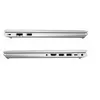 Side view of a silver laptop, showing its ports. Voir les images du produit