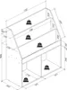 Scaffale in legno | Scaffale per bambini Space Saving | Anteprima dell’immagine prodotto 4