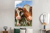 MuchoWow® Poster Kühe - Tiere - Weide - Natur 120x180 cm - Produktbild-Vorschau 4