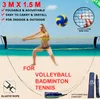 Tragbares Badminton-Tennis-Volleyball-Netzständer-Set Produktbild-Vorschau 4
