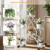 WISFOR Blumenständer Metall, Blumentopfständer mit 6 Produktbild-Vorschau 8