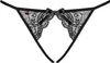 OBSESSIVE Miamor Panty Crotchless Open Bottom Nero S/M Anteprima dell’immagine prodotto 10