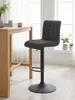 2er Set Barhocker Bistrohocker Erika - Bezug Webstoff Produktbild-Vorschau 3
