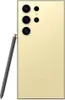 A rear view of a gold Samsung Galaxy S24 Ultra smartphone with its stylus attached. Náhled obrázku produktu