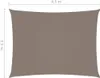 vidaXL Voile d'ombrage Oxford rectangulaire 3,5x4,5 m Taupe Voir les images du produit 11