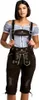 Steigenhöfer Traditionelle Kniebund-Lederhose für Damen mit Produktbild-Vorschau 3