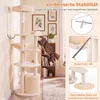 COSTWAY, albero per gatti multistrato da 149 cm, torre Anteprima dell’immagine prodotto 4