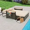 Mobili da esterno in rattan, salottino da giardino a 2 Anteprima dell’immagine prodotto 12
