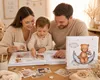 Cat & Bears Fotoalbum 30x30 cm 100 weiße Seiten Baby Kinder Produktbild-Vorschau 8