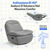Poltrona relax ovale FLEXISPOT XC6 con copriletto, poltrona Anteprima dell’immagine prodotto 3