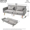 Merax Schlafsofa, Zweisitzer Sofa mit Schlaffunktion, Produktbild-Vorschau 7