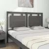vidaXL Kopfteil Grau 145,5x4x100 cm Massivholz Kiefer Produktbild-Vorschau 3