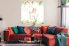 MuchoWow® Poster Elefant - Aquarellfarbe - Blumen - Produktbild-Vorschau 2