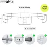 ZIPRO Trampolino Jump Pro Out | 16FT Ø 496 cm | Trampolino Anteprima dell’immagine prodotto 11