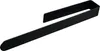 A black towel bar is shown against a white background. Náhled obrázku produktu