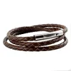 Lederkette 7 mm Herren Halskette Braun 17-100 cm lang mit Produktbild-Vorschau 2