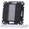 MERTEN GMBH Merten Taster 2fach plus 627614 anthrazit Produktbild-Vorschau 2