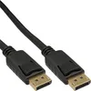 InLine® DisplayPort Kabel, schwarz, vergoldete Kontakte, 5m Produktbild-Vorschau 1