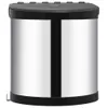 vidaXL Küchen-Einbau-Mülleimer Edelstahl 8 L Produktbild-Vorschau 1