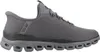 A side view of a gray Skechers Slip-Ins shoe against a white background. Produktbild-Vorschau
