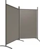 vidaXL 2 tlg. Paravent Anthrazit 175x180 cm Stoff - Produktbild-Vorschau 5
