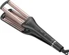 A black hair waver with rose gold barrels is shown against a white background. Náhled obrázku produktu