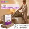 EllaTex Frottee Spannbettlaken 90x200 – 100x200 Baumwolle – Produktbild-Vorschau 2