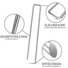 GARDEBRUK® 100x Erdanker verzinkter Stahl 150mm x 25mm Ø Produktbild-Vorschau 6