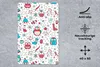MuchoWow® Mauspad Mousepad Schnittmuster - Eule - Produktbild-Vorschau 2