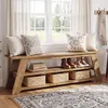 Banc de rangement pour chaussures Wanbor de 160 cm, idéal Voir les images du produit 6