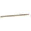vidaXL Mensole a muro 2 pezzi rovere Sonoma 115x9x3 cm Anteprima dell’immagine prodotto 11