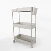 Carrello Relaxdays, 3 ripiani, carrello da portata, Anteprima dell’immagine prodotto 8