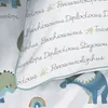 Bettwäsche Dinosaurier Dino Tiere 135x200 + 80x80 cm, 100 % Produktbild-Vorschau 3