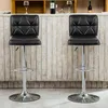 2er Set Barhocker mit Lehne aus Kunstleder 360° drehbar Produktbild-Vorschau 3