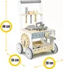 Poussoir en bois, trotteur, glisseur, atelier pour enfants, Voir les images du produit 6