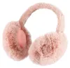 Fiebig kuschelige Ohrenschützer mit Kunstfell klappbar für Damen in rosa