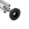 KLAK Stellfuss Kunststoff M8x50mm Teller 50mm für Aluprofil Produktbild-Vorschau 3
