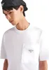 Prada Re-Nylon T-Shirt Weiß Herren Produktbild-Vorschau 2