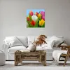 Bild auf Leinwand - Leinwandbild - Tulpen Blumenstrauß Produktbild-Vorschau 6