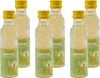 A group of small glass bottles with yellow caps and green labels, each featuring a deer illustration. Produktbild-Vorschau