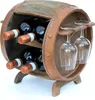 DanDiBo Weinregal Holz Weinfass Braun 33 cm 2110 Bar Produktbild-Vorschau 6