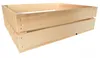 A wooden crate is shown against a white background. Produktbild-Vorschau