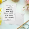 Mr. & Mrs. Panda bildkarte Spruch Widder Power - Weiß - Produktbild-Vorschau 3