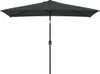 vidaXL Parasol avec mât métallique 300 x 200 cm Anthracite Voir les images du produit 7