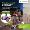 JUSKYS® Kinderroller Lumox - Rosa, LED Räder, Produktbild-Vorschau 2