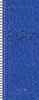 2027 BRUNNEN Vormerkkalender 10x30cm blau 2S/1W Produktbild-Vorschau 1