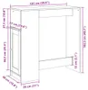 vidaXL Barový stůl s policí Artisan dub 101x40x103,5 cm Náhled obrázku produktu 8