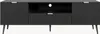 Meuble TV 'Nand' avec tiroir et 2 portes cannelées 160 x 40 Voir les images du produit 6