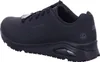 A black Skechers sneaker is shown from a side-angle on a white background. Voir les images du produit