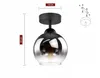 LUXOLAR - Deckenleuchte Glasschirm Graphit-transparent, Produktbild-Vorschau 2